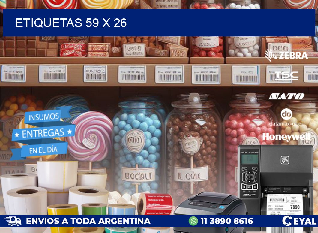 ETIQUETAS 59 x 26