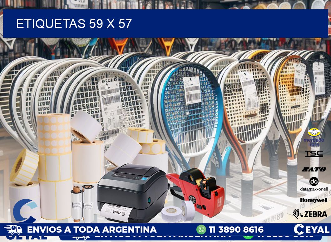 ETIQUETAS 59 x 57