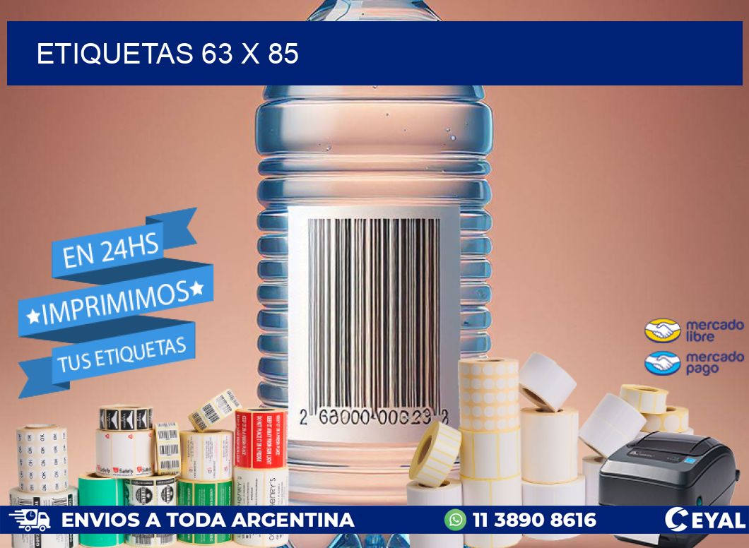 ETIQUETAS 63 x 85