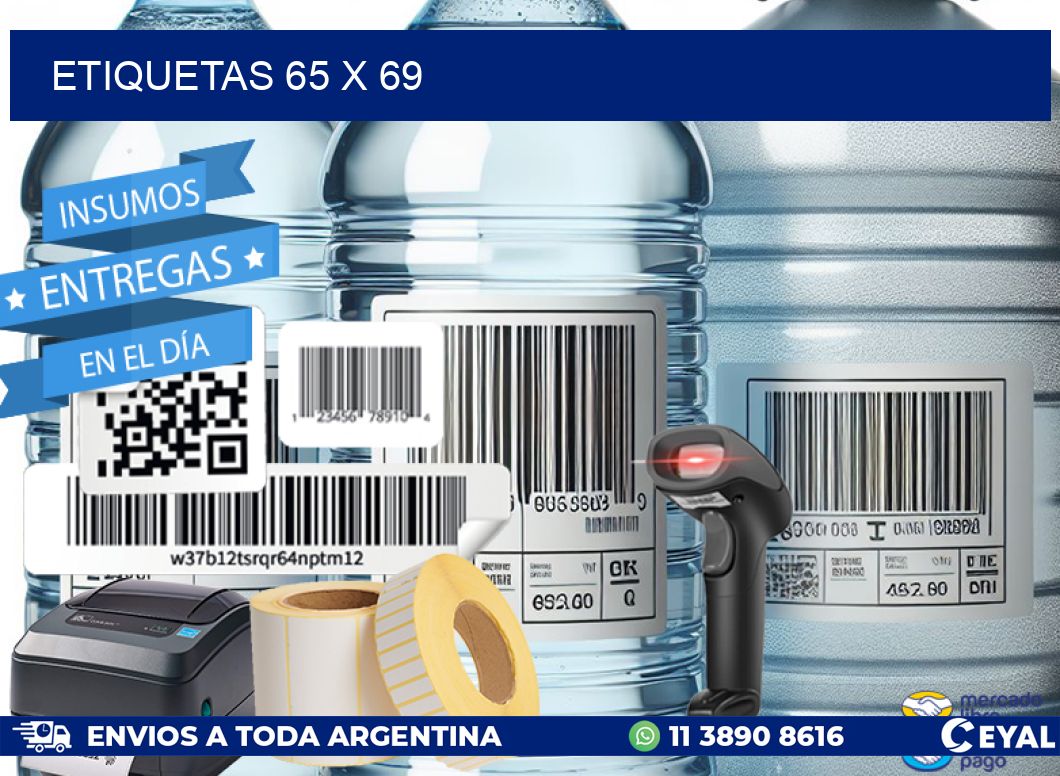 ETIQUETAS 65 x 69