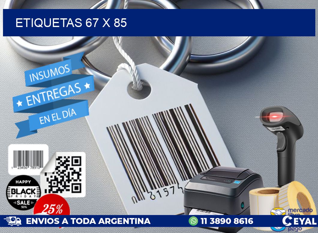 ETIQUETAS 67 x 85