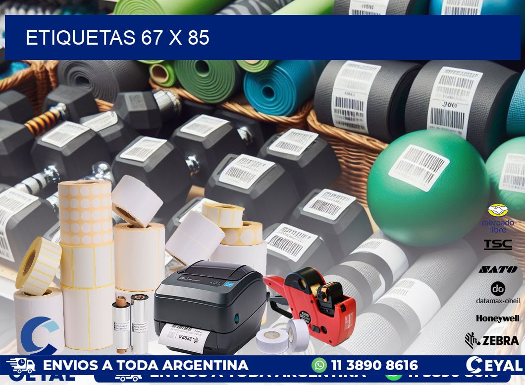ETIQUETAS 67 x 85