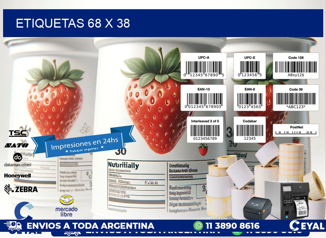 ETIQUETAS 68 x 38