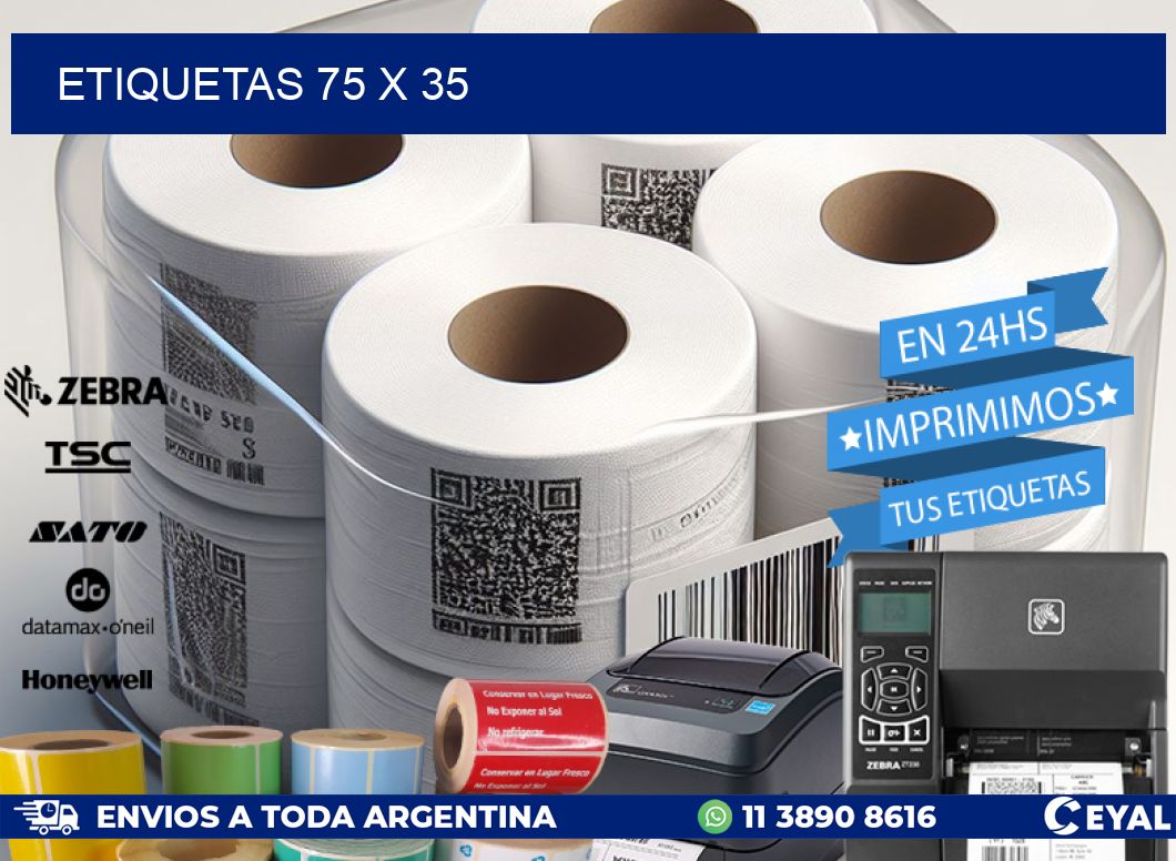 ETIQUETAS 75 x 35