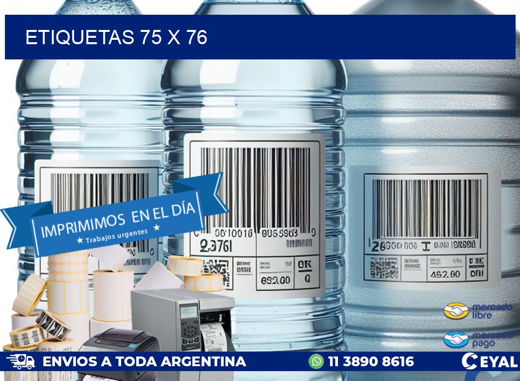 ETIQUETAS 75 x 76