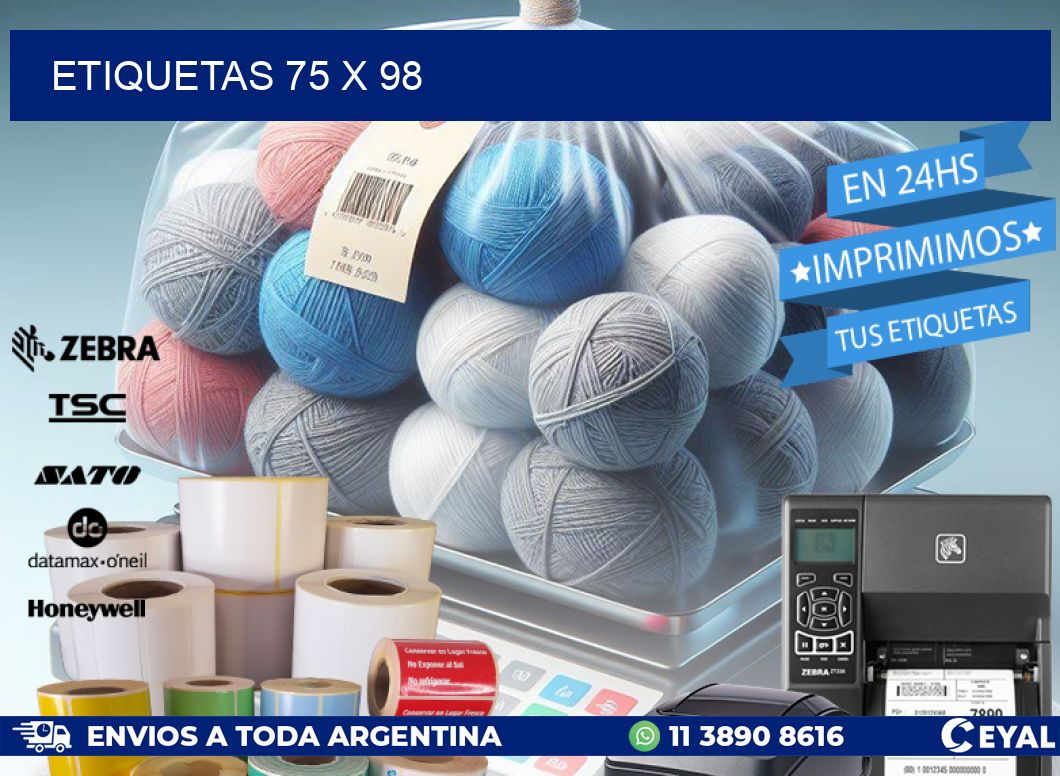 ETIQUETAS 75 x 98