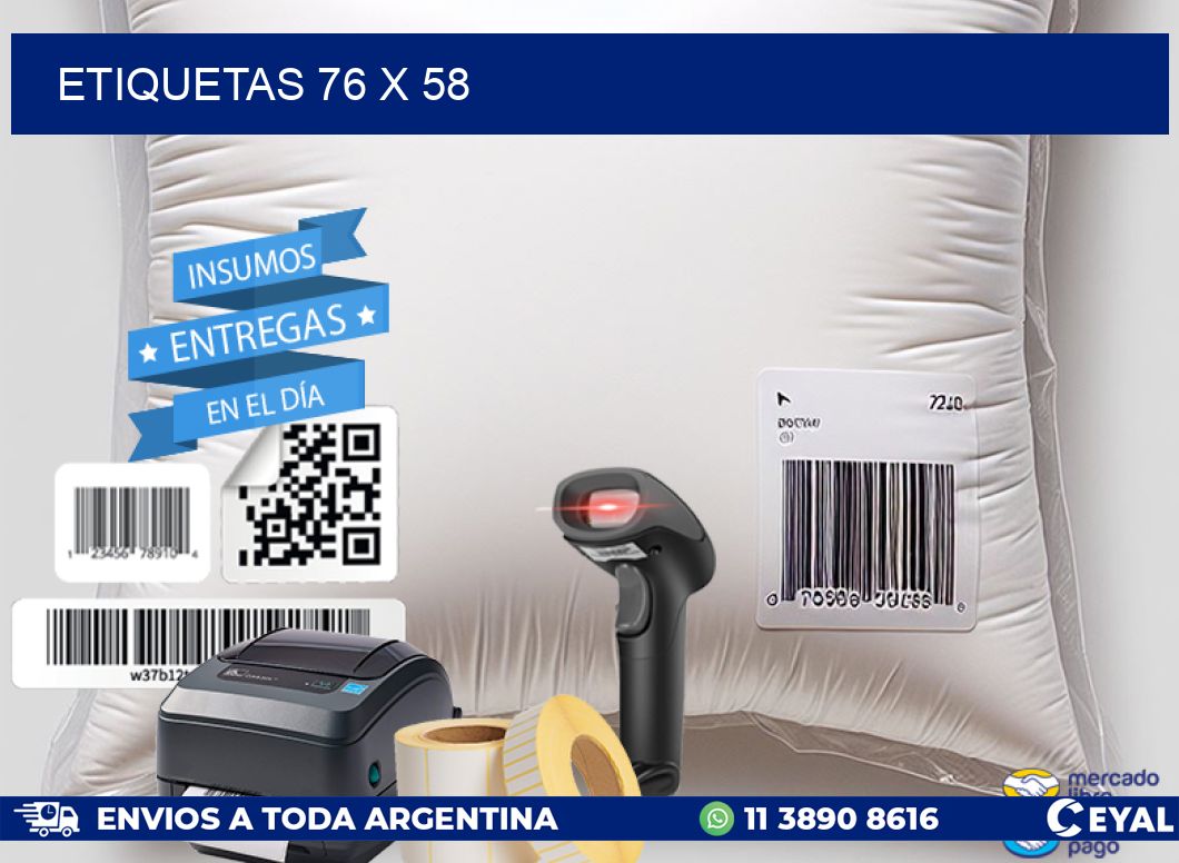 ETIQUETAS 76 x 58