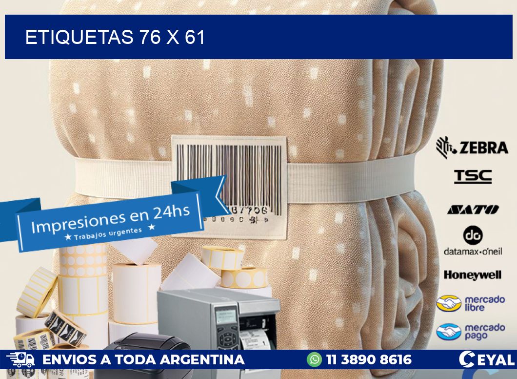ETIQUETAS 76 x 61