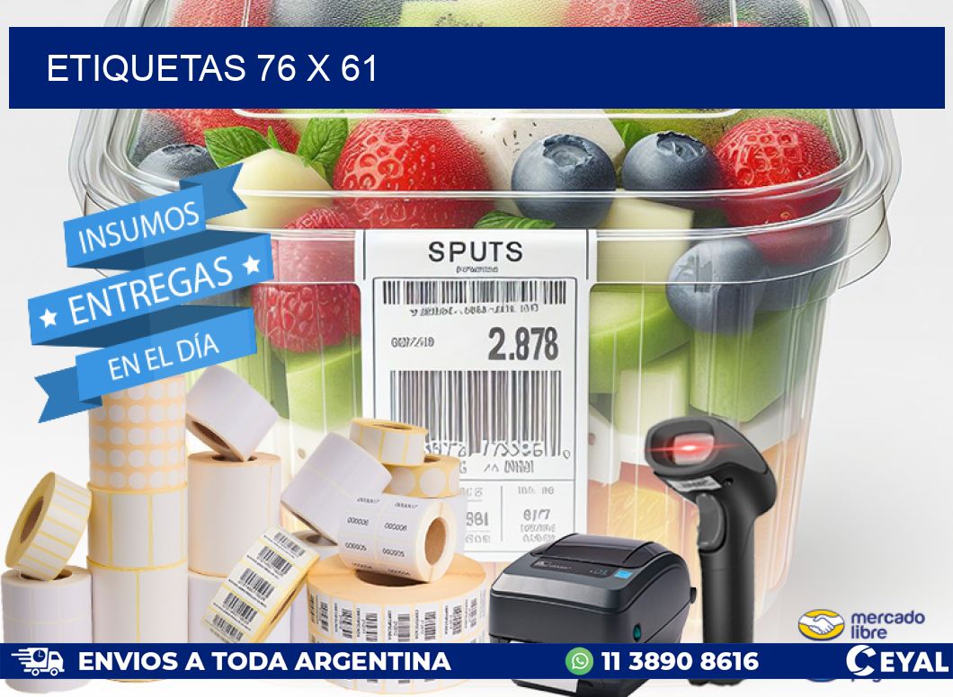 ETIQUETAS 76 x 61