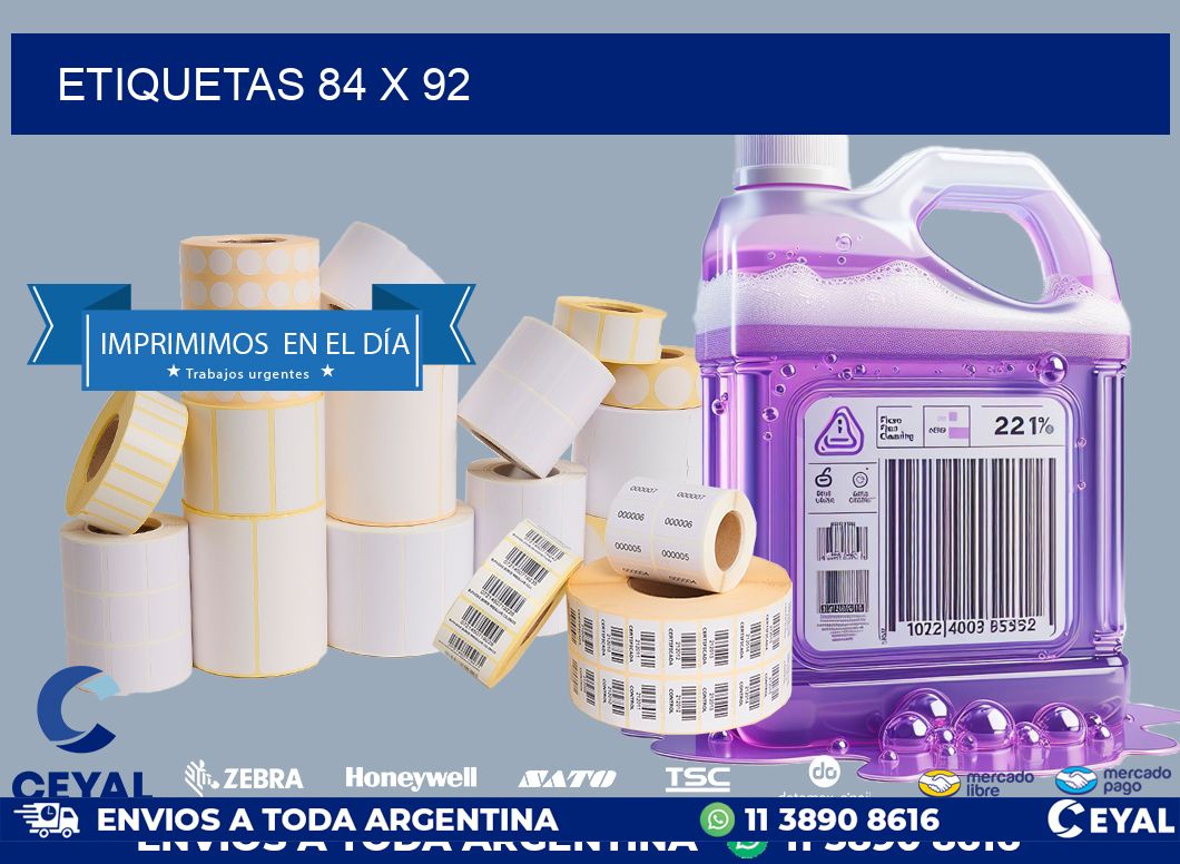 ETIQUETAS 84 x 92