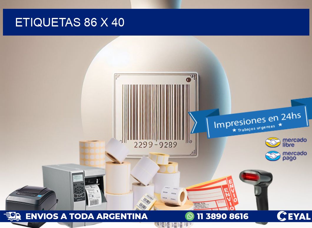 ETIQUETAS 86 x 40