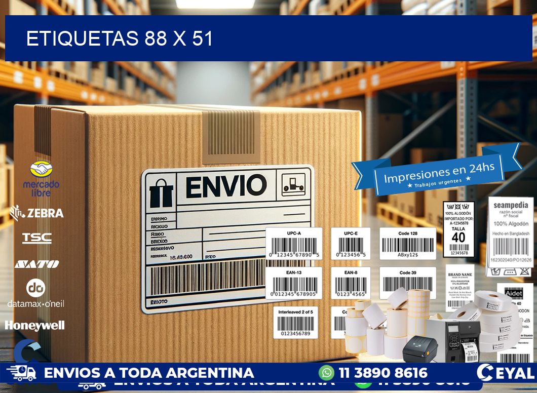 ETIQUETAS 88 x 51
