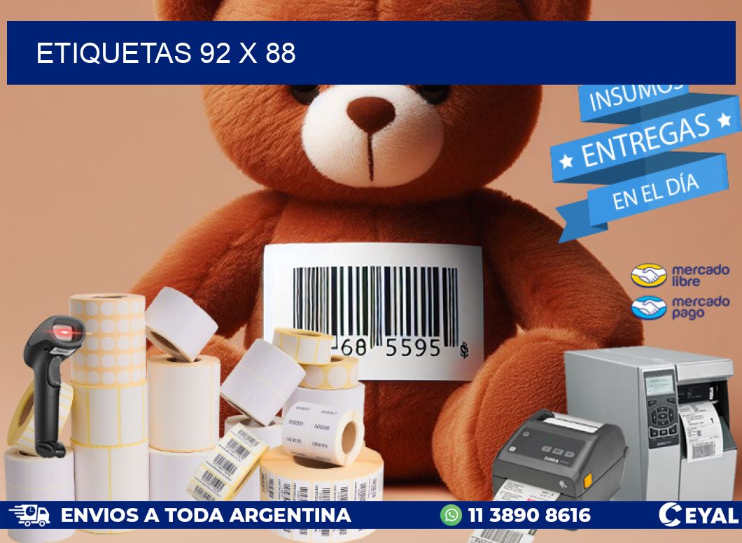 ETIQUETAS 92 x 88