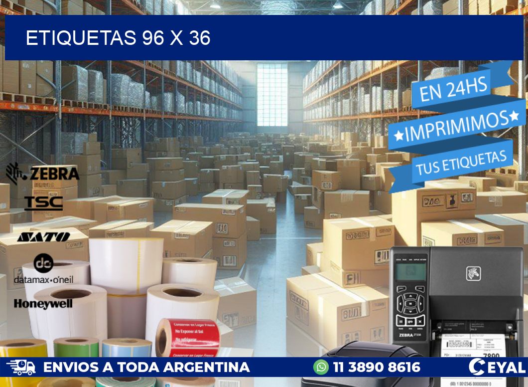 ETIQUETAS 96 x 36