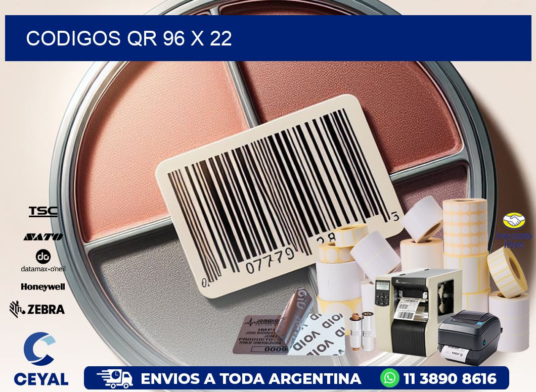 CODIGOS QR 96 x 22