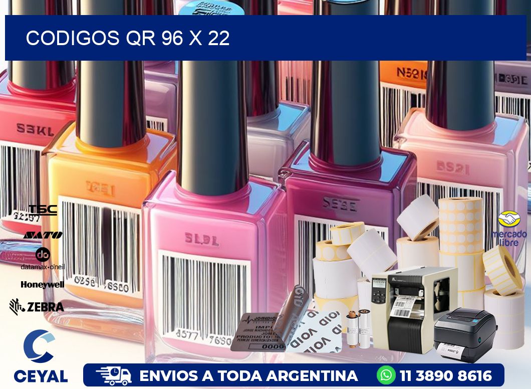 CODIGOS QR 96 x 22