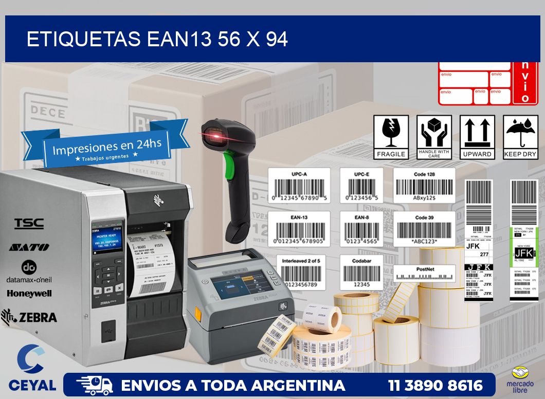 ETIQUETAS EAN13 56 x 94