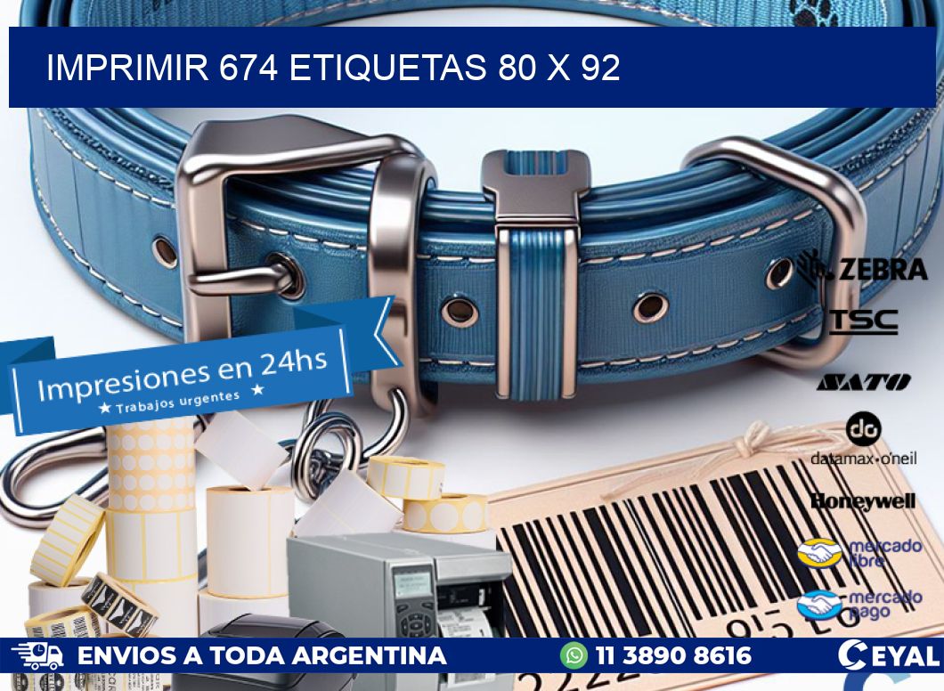 IMPRIMIR 674 ETIQUETAS 80 x 92