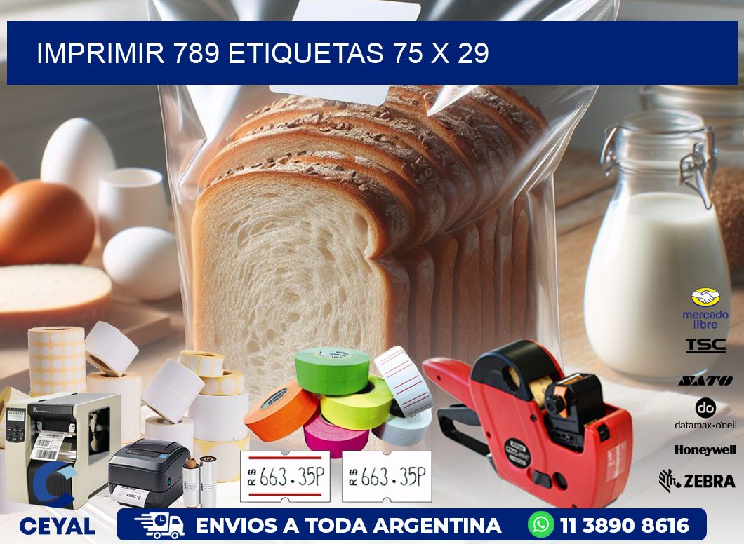IMPRIMIR 789 ETIQUETAS 75 x 29