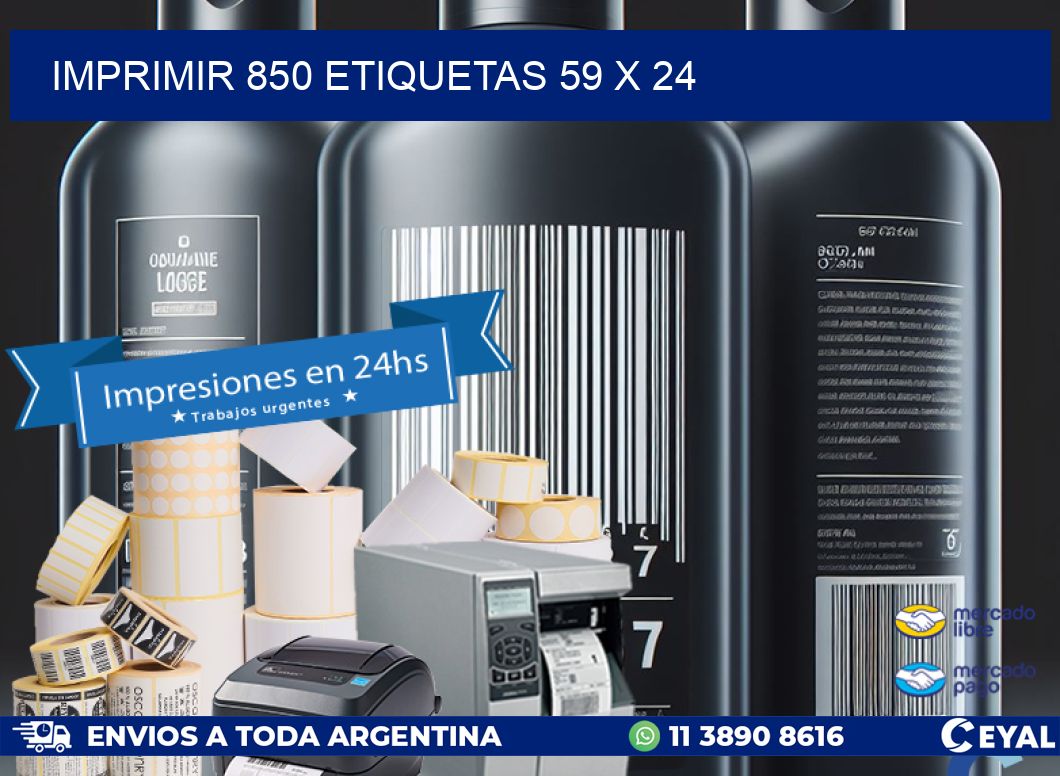 IMPRIMIR 850 ETIQUETAS 59 x 24