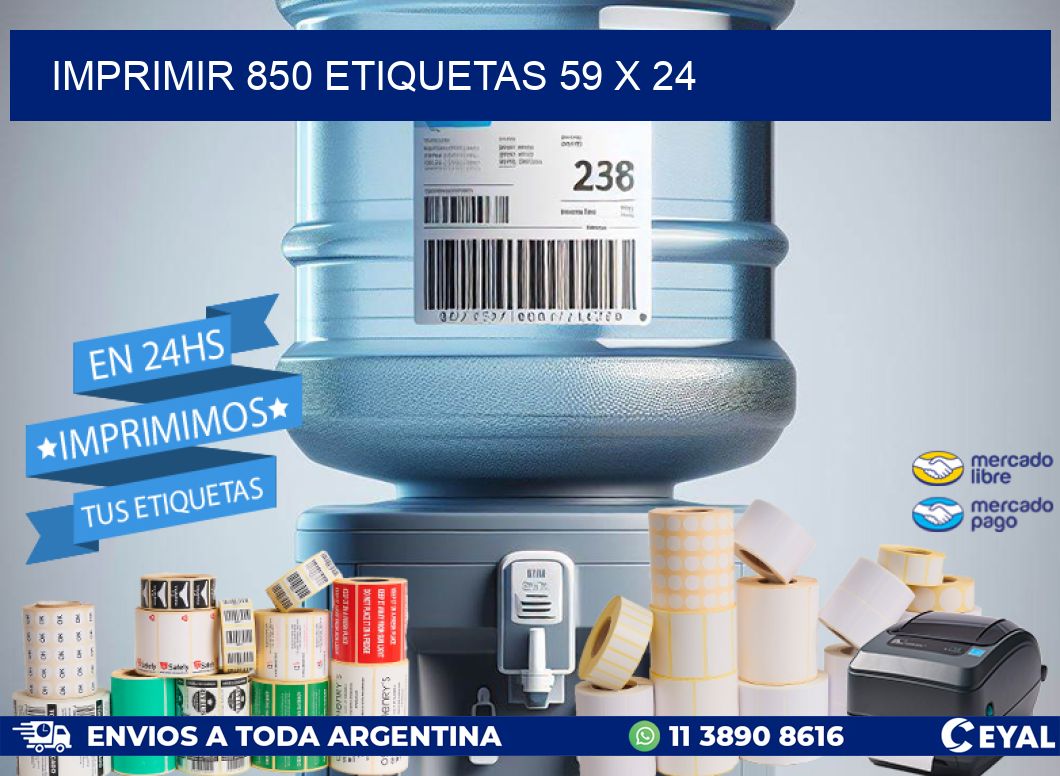 IMPRIMIR 850 ETIQUETAS 59 x 24