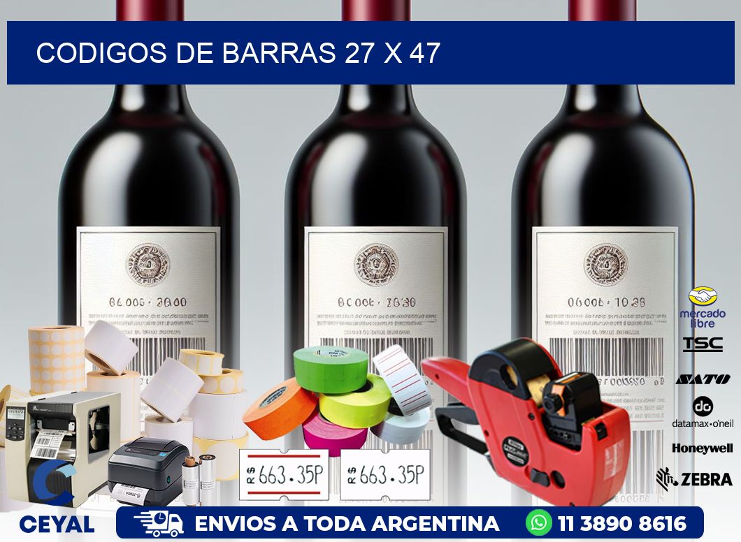 codigos de barras 27 x 47