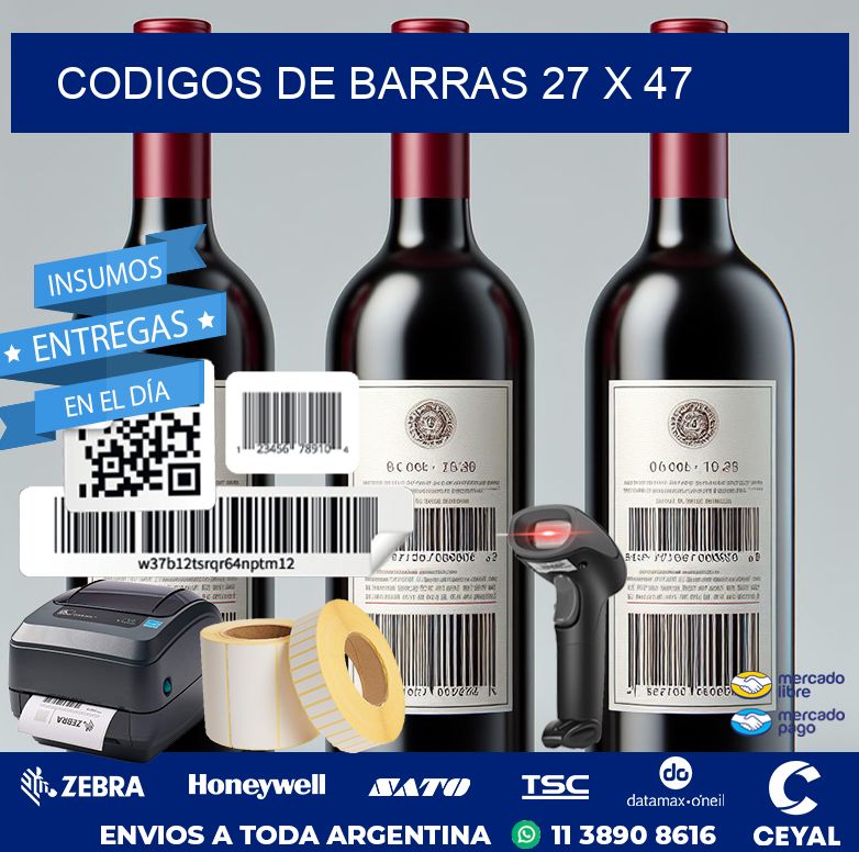 codigos de barras 27 x 47