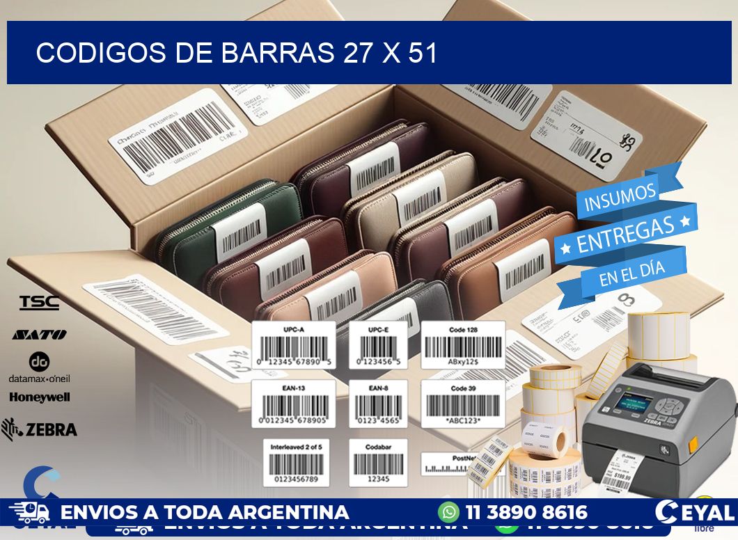 codigos de barras 27 x 51