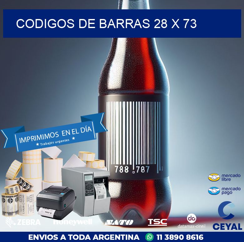 codigos de barras 28 x 73