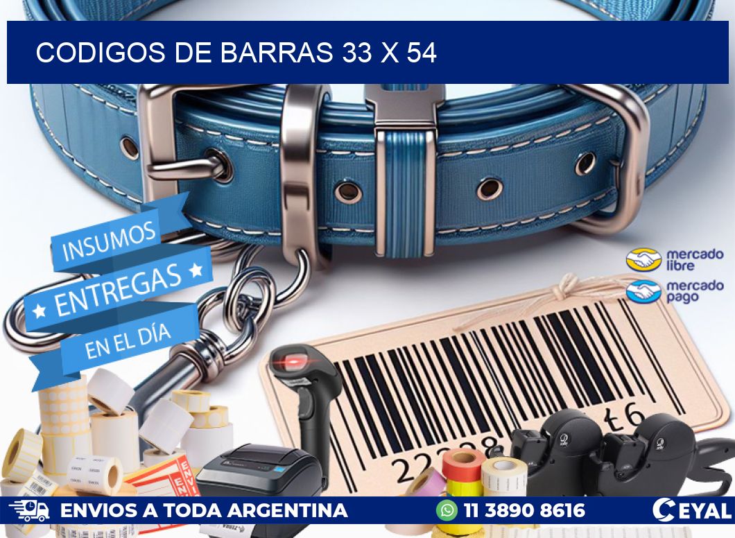 codigos de barras 33 x 54