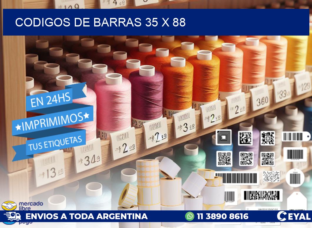 codigos de barras 35 x 88