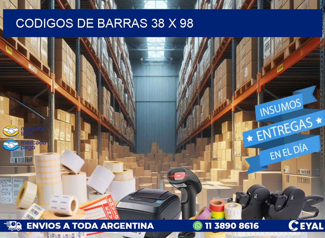 codigos de barras 38 x 98