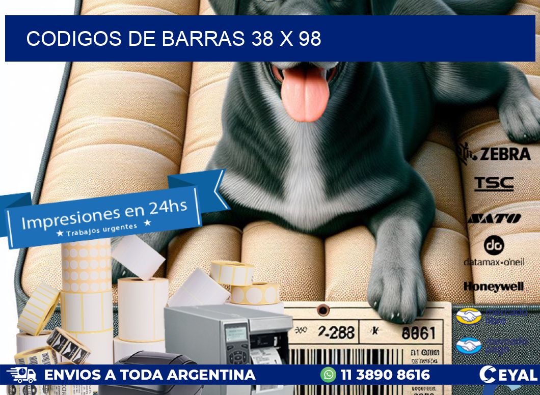 codigos de barras 38 x 98