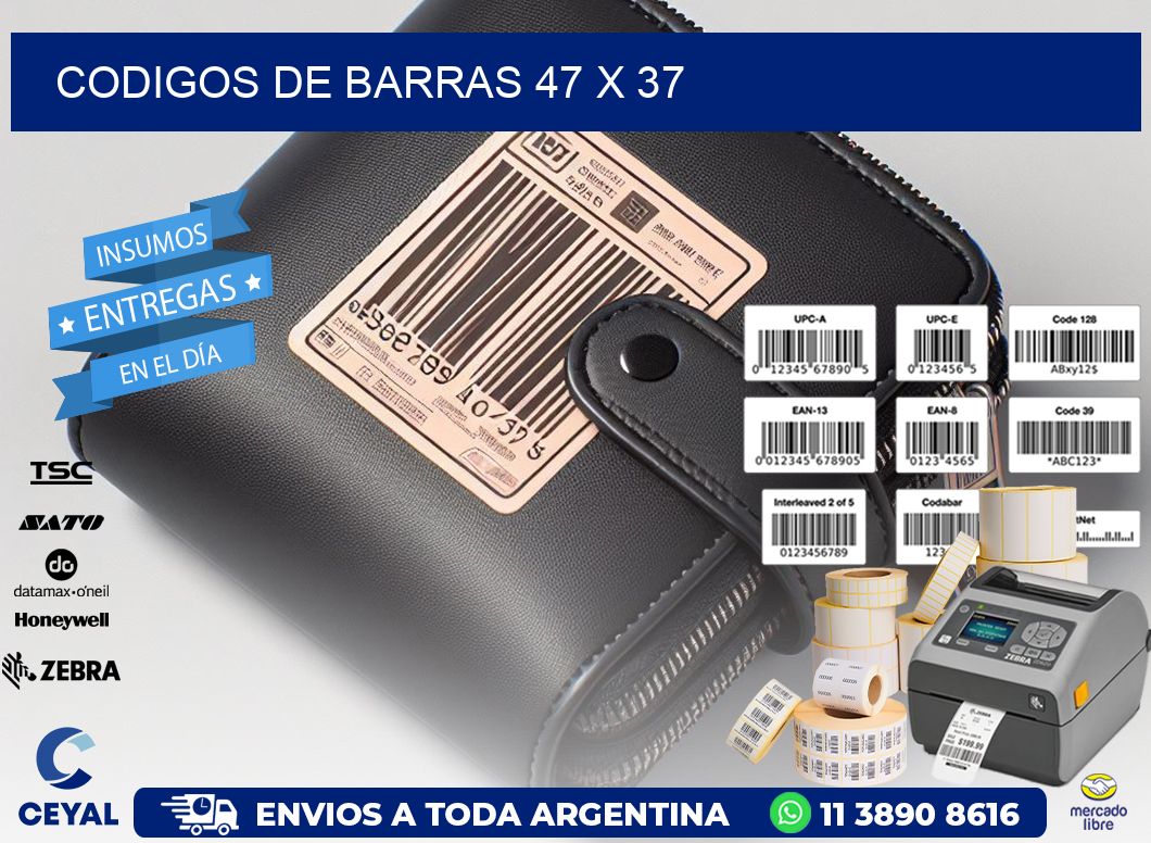codigos de barras 47 x 37