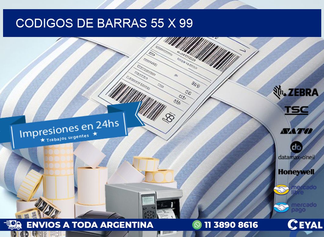 codigos de barras 55 x 99