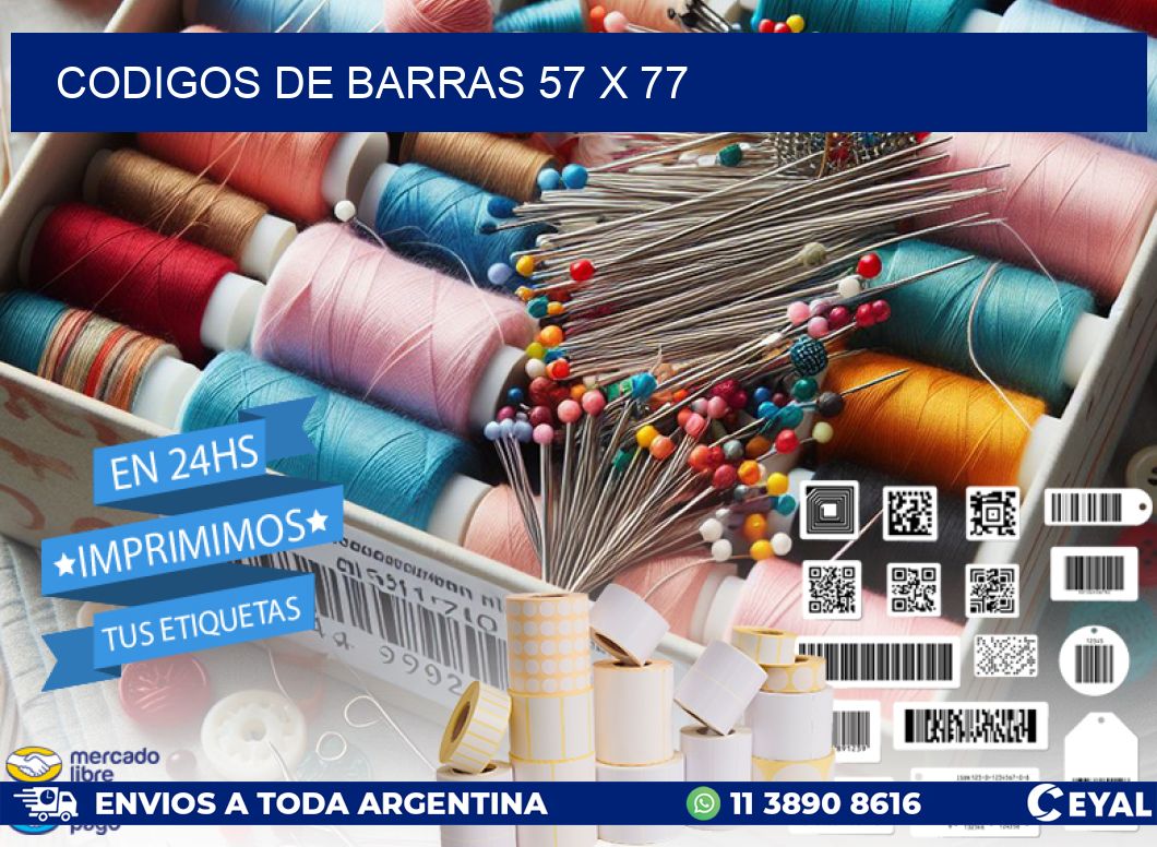 codigos de barras 57 x 77