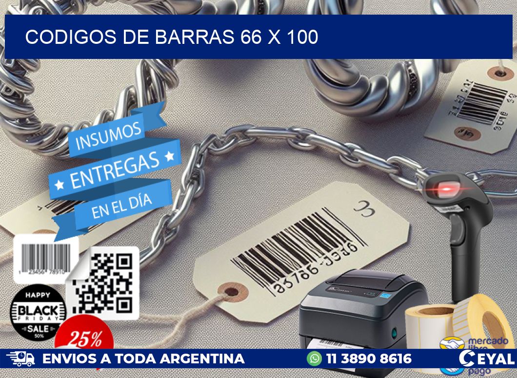 codigos de barras 66 x 100