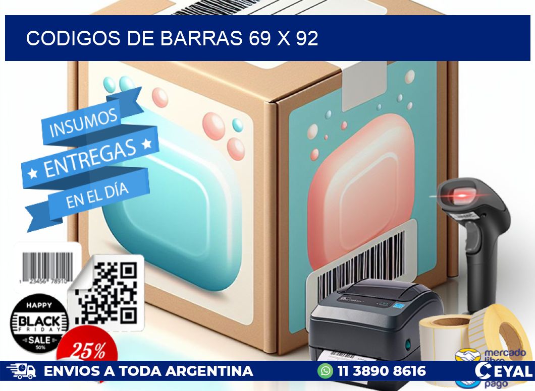 codigos de barras 69 x 92