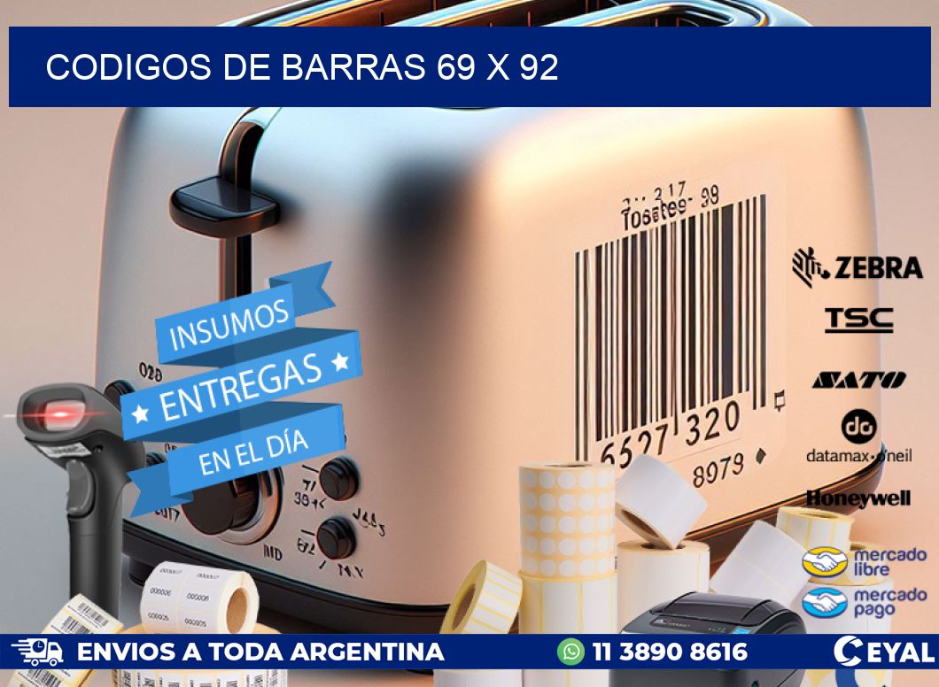 codigos de barras 69 x 92