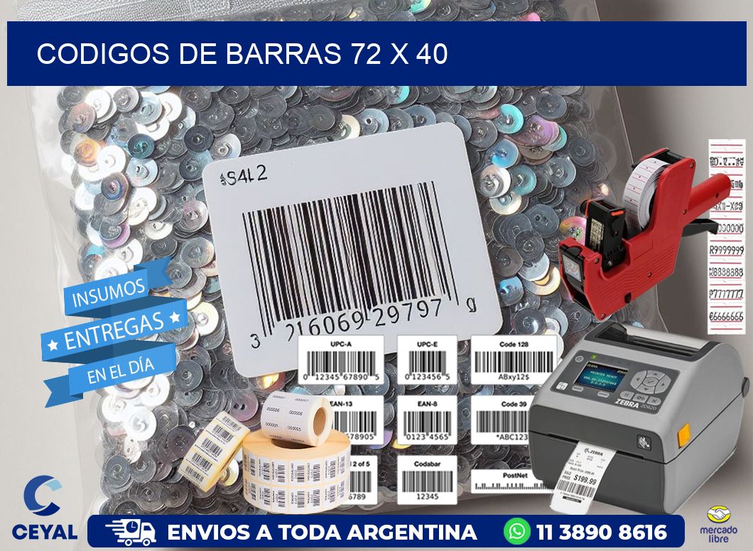 codigos de barras 72 x 40