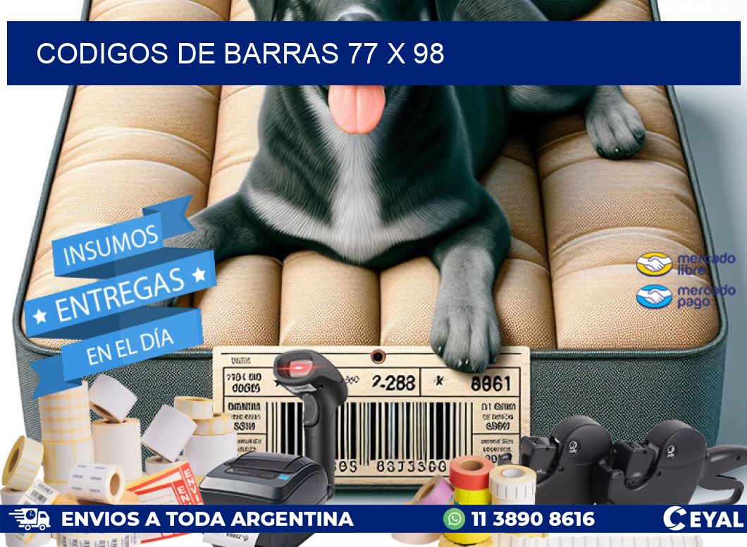 codigos de barras 77 x 98