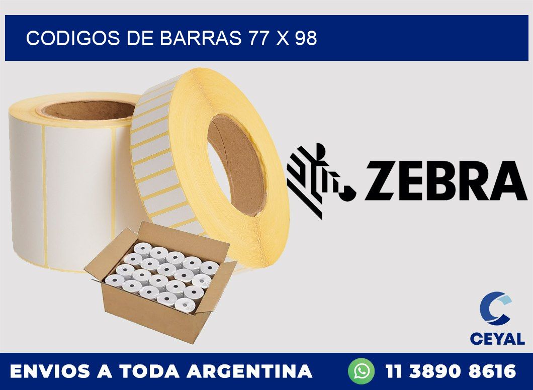 codigos de barras 77 x 98
