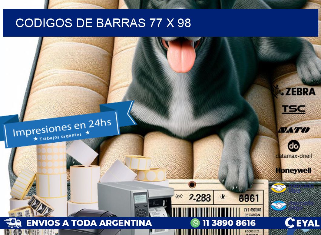 codigos de barras 77 x 98