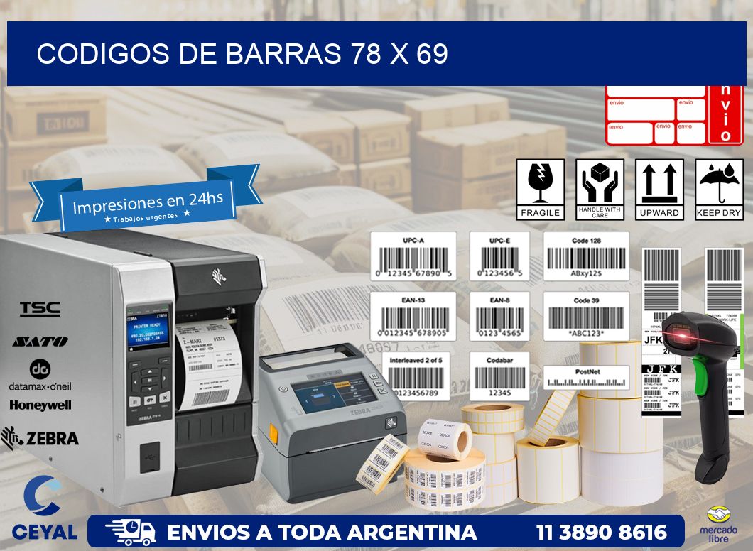 codigos de barras 78 x 69
