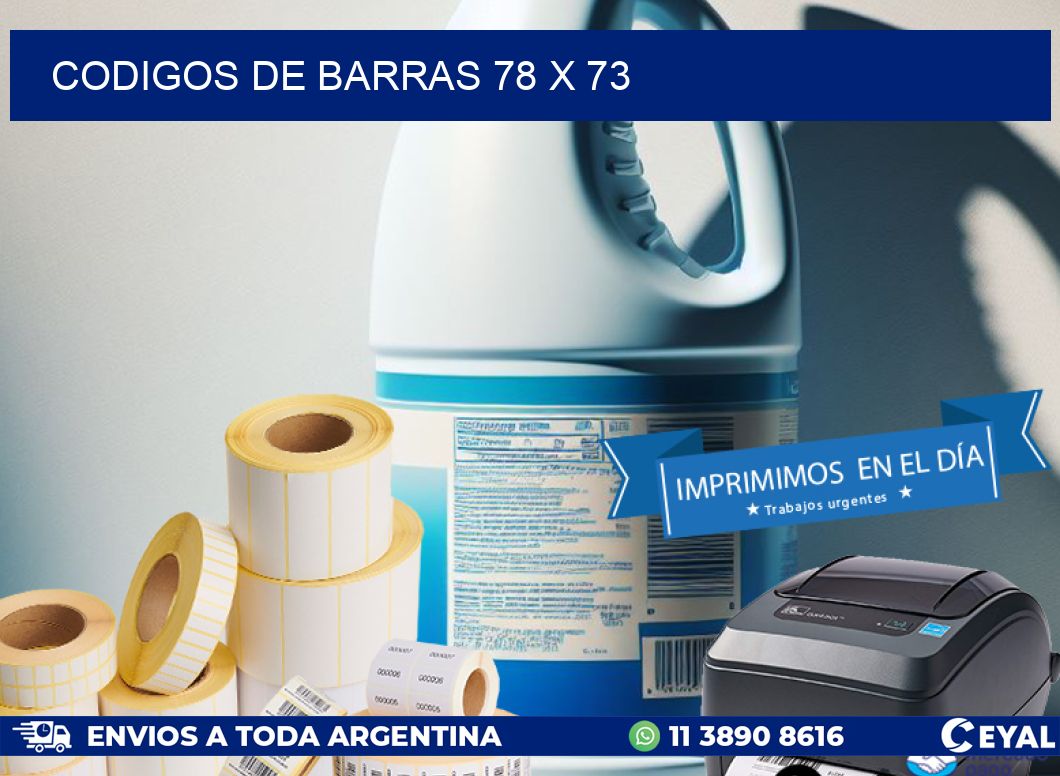 codigos de barras 78 x 73