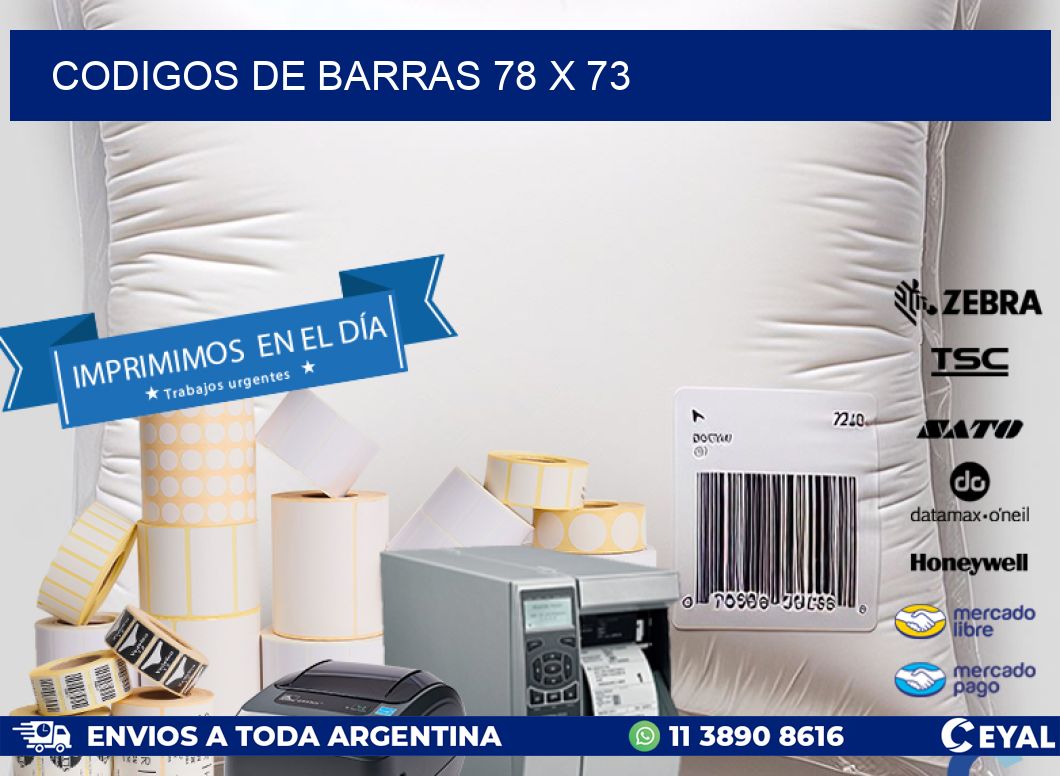 codigos de barras 78 x 73