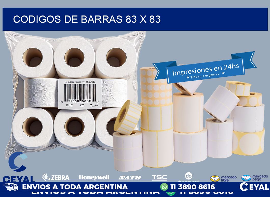 codigos de barras 83 x 83