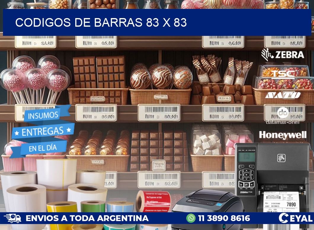 codigos de barras 83 x 83