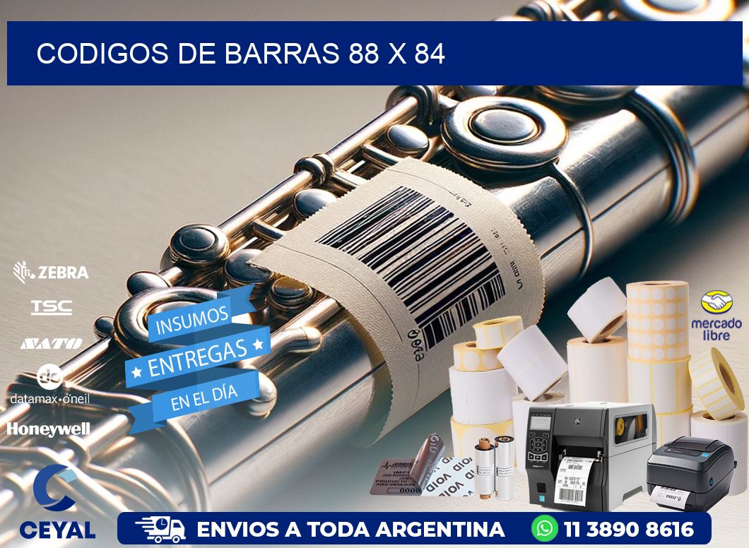 codigos de barras 88 x 84