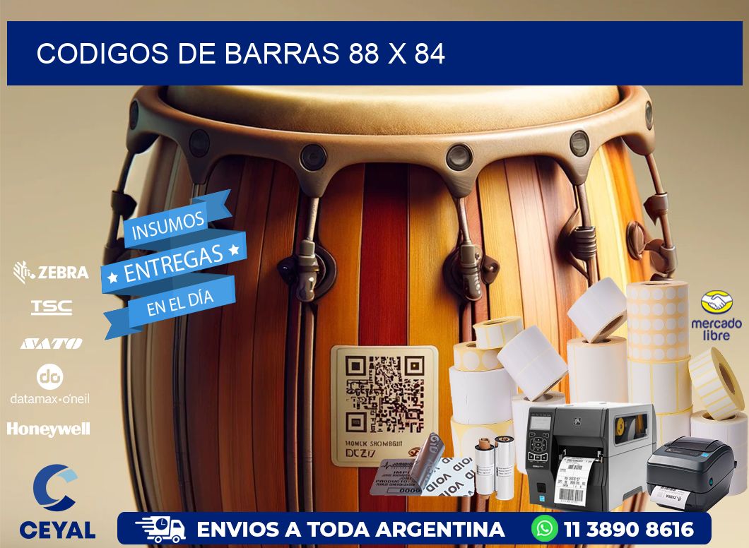codigos de barras 88 x 84